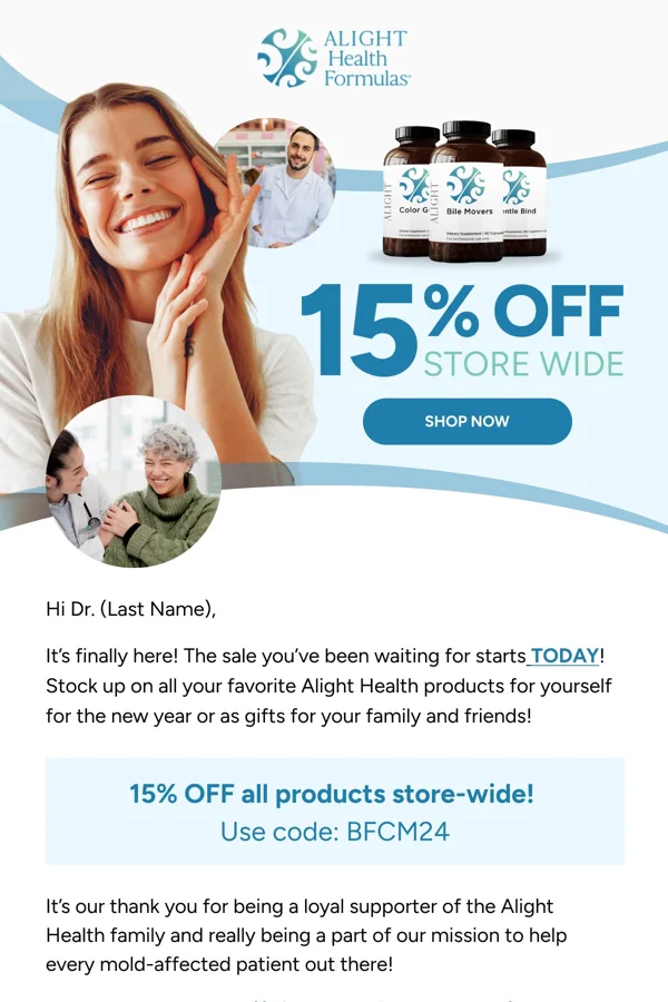 Alight Health Formulas — Storewide offer