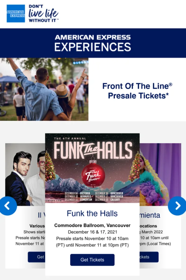 American Express — Cardmember experiences