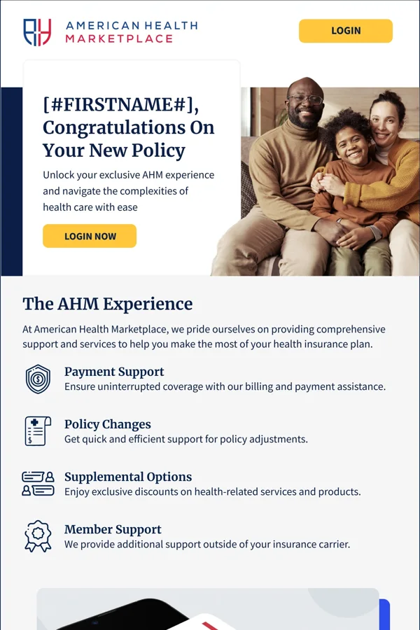 American Health Marketplace — Member welcome