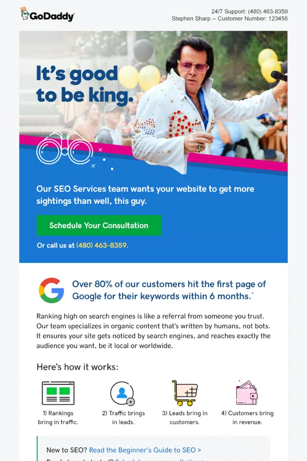 GoDaddy — Search marketing services