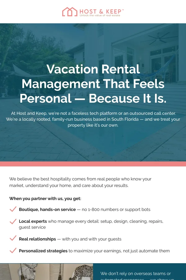 Host & Keep — Vacation rental management