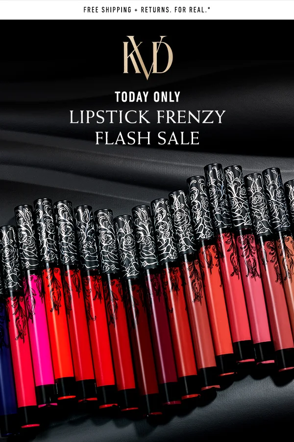 KVD Beauty — Lipstick flash sale