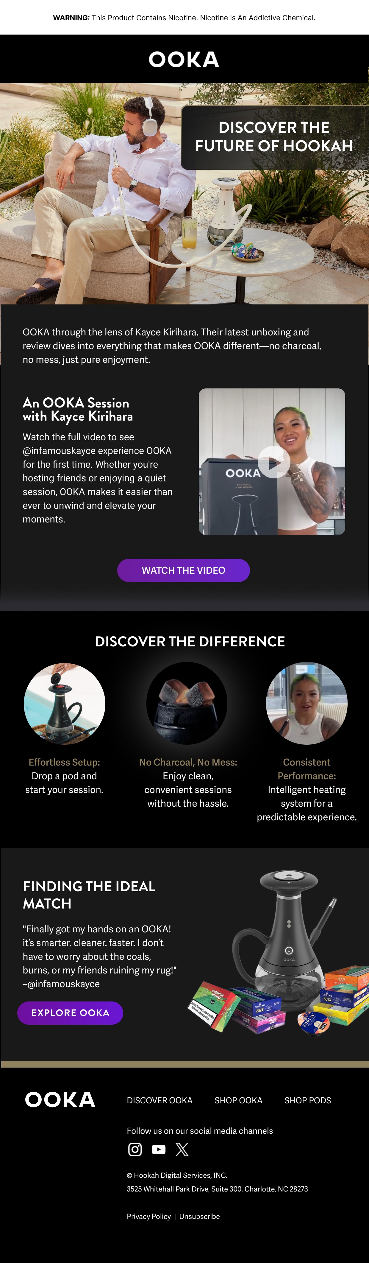 OOKA: Product story, full email design