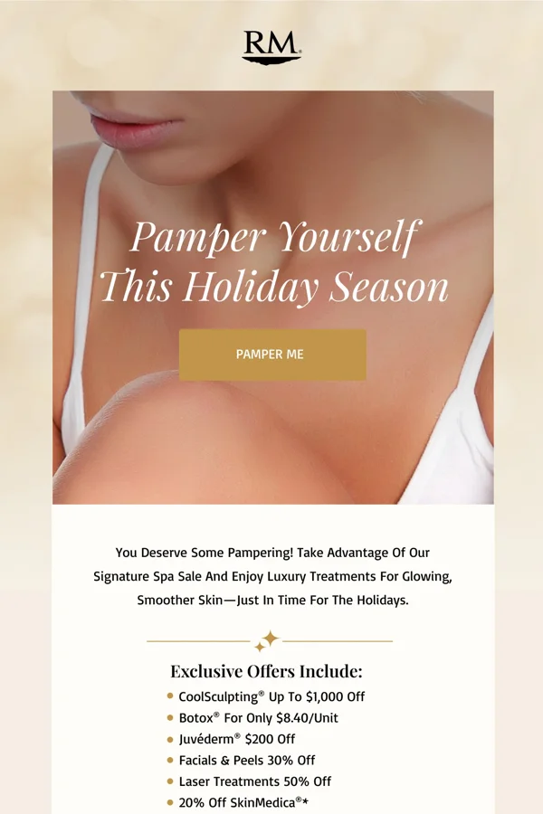 RM — Seasonal spa offer